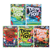 Draw With Rob Series By Rob Biddulph 5 Books Collection Set - Ages 4-10 - Paperback 5-7 HarperCollins Publishers