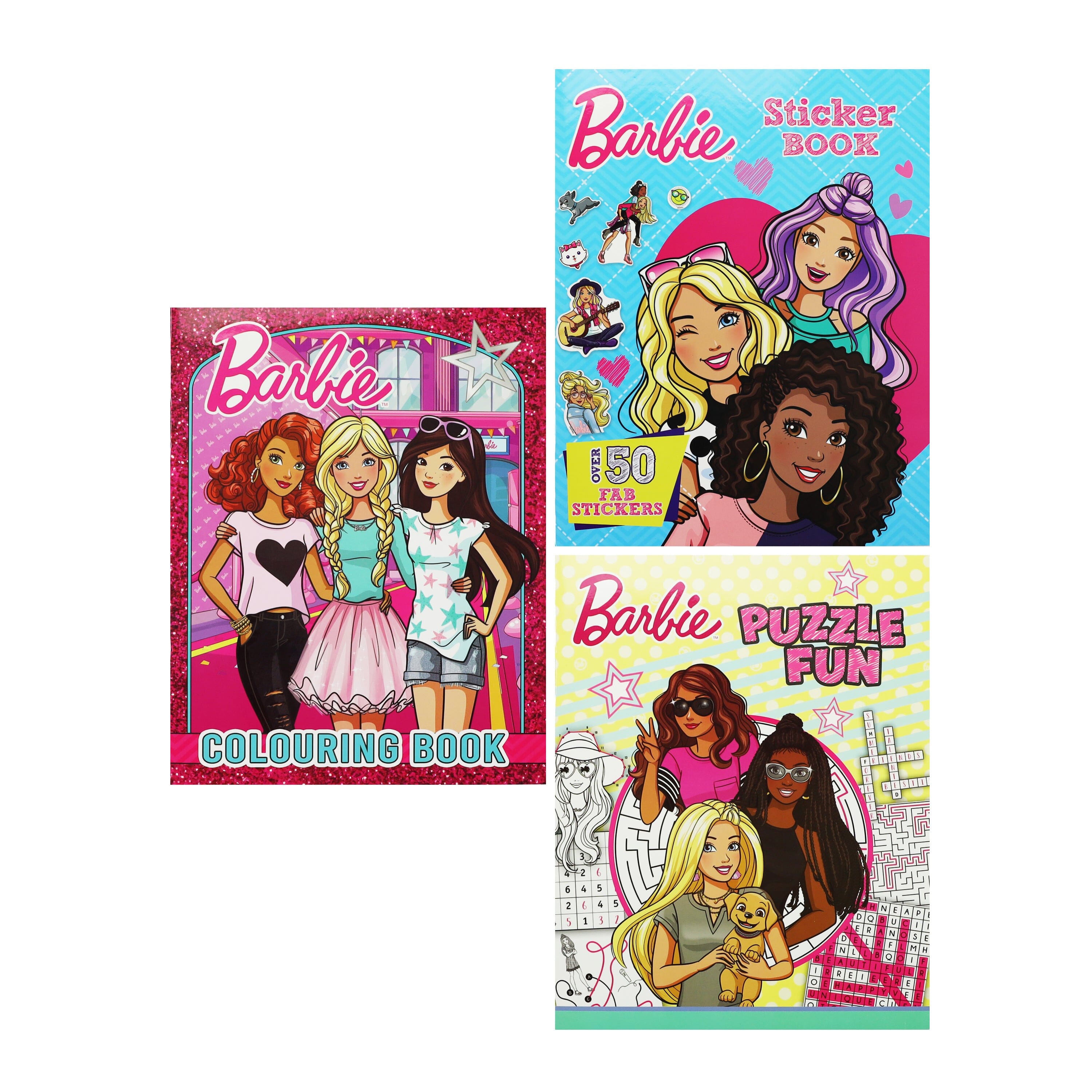 Brand New Barbie Colouring Book A4 Drawing Sheets Kids Children Fun Act  Ages 3+
