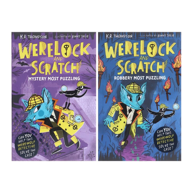Werelock and Scratch Series by K.R. Thompson Illustrated 2 Books Collection Set - Ages 7+ - Paperback 7-9 Hachette
