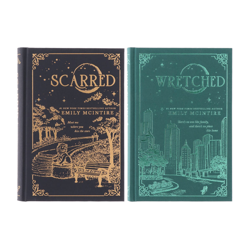 Never After Series by Emily McIntire 2 Books Collector's Edition Set (Sprayed Edges) - Fiction - Hardback Fiction Sourcebooks