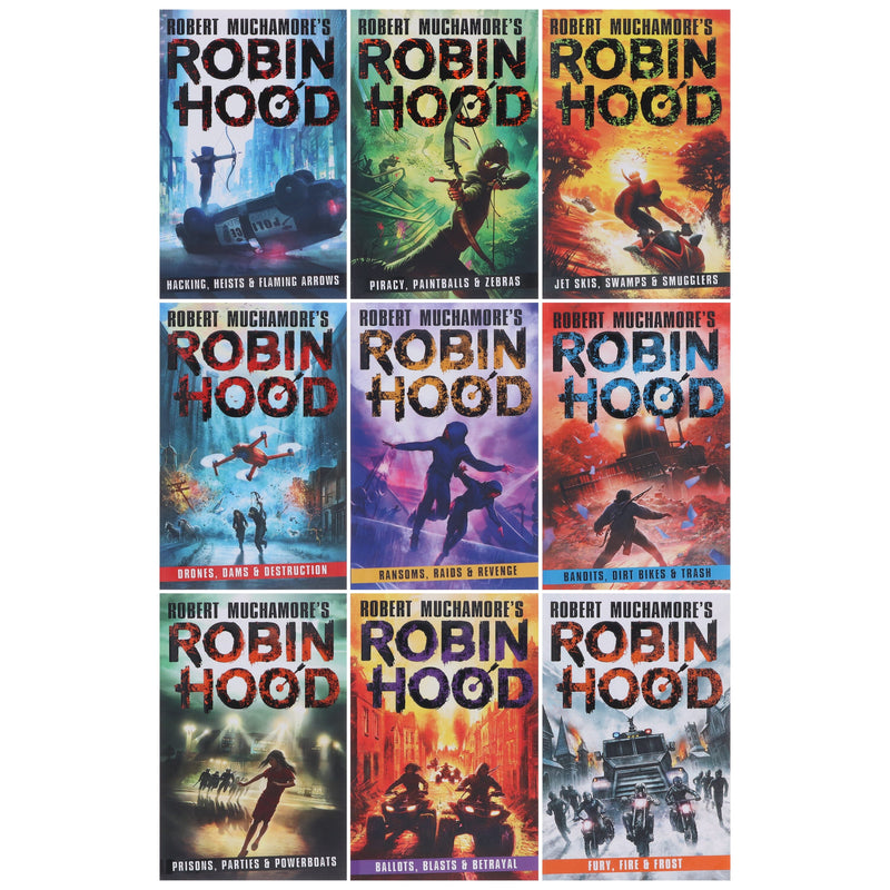Robin Hood Series by Robert Muchamore 9 Books Collection Set - Ages 10-17 - Paperback 9-14 Bonnier Books Ltd