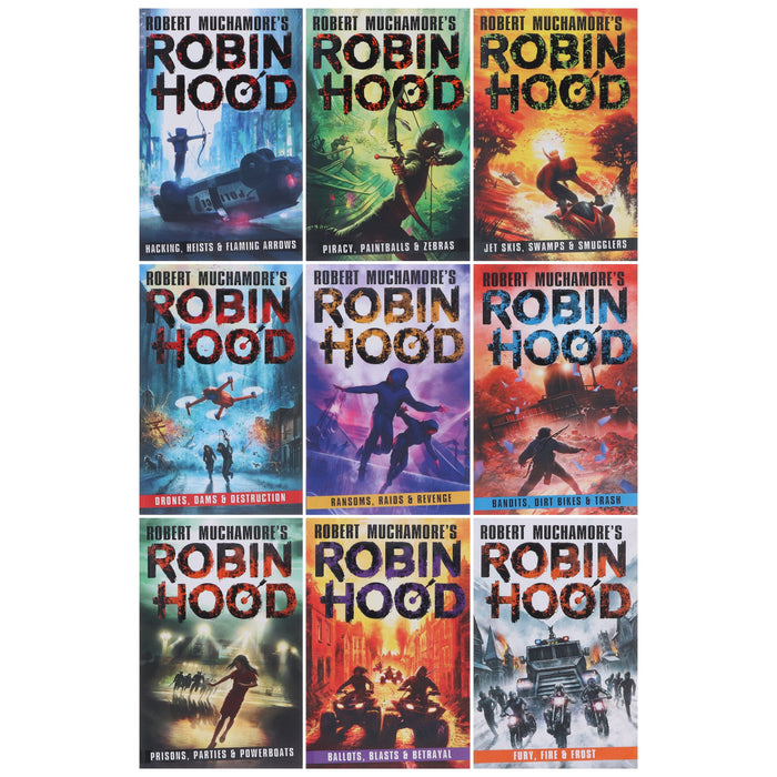 Robin Hood Series by Robert Muchamore 9 Books Collection Set - Ages 10-17 - Paperback 9-14 Bonnier Books Ltd