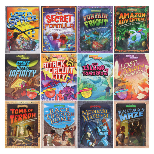 Quest Adventure Science, Maths and History 12 Books Collection - Age 7+ - Paperback 7-9 Quarto Publishing Ltd