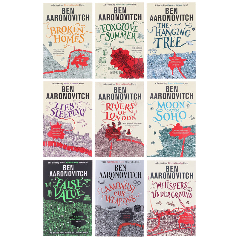 Rivers of London Series by Ben Aaronovitch: Books 1-9 Collection Set - Fiction - Paperback Fiction Hachette