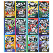 Captain Underpants Forever Full Color Series by Dav Pilkey Illustrated 12 Books Collection Box Set - Ages 7+ - Hardback 7-9 Scholastic