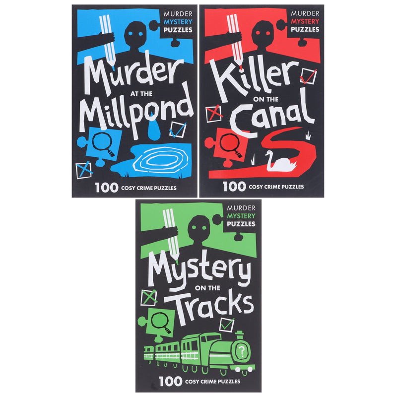 Murder Mystery Puzzles: 3 Books Collection Set - Fiction - Paperback Fiction Harpercollins Publisher