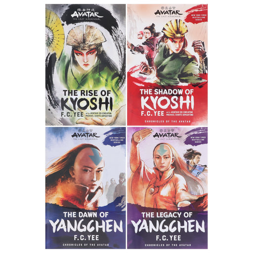 Avatar: The Last Airbender by F.C. Yee (Chronicles of the Avatar) 4 Books Collection Set - Ages 13+ - Paperback Young Adult Amulet Books
