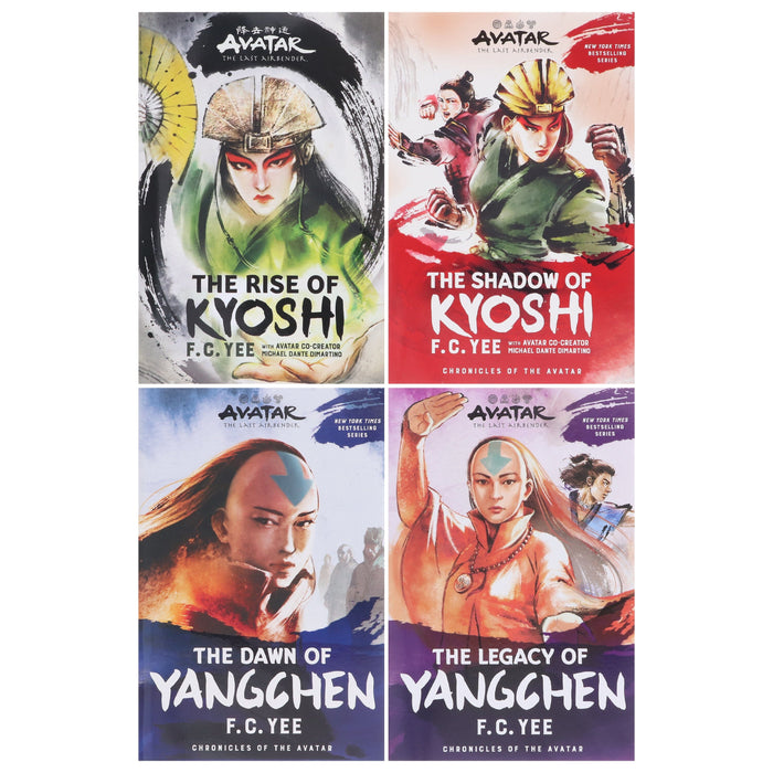Avatar: The Last Airbender by F.C. Yee (Chronicles of the Avatar) 4 Books Collection Set - Ages 13+ - Paperback Young Adult Amulet Books