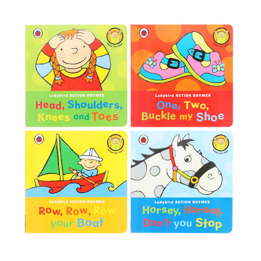 Ladybird Action Rhymes 4 Books Collection - Ages 2-4 - Paperback 0-5 Penguin