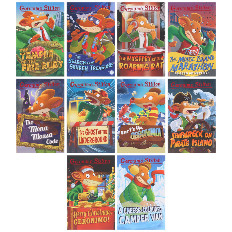 Geronimo Stilton Series 1-3 Collection 30 Books Box Set - Ages 7-9 - Paperback 7-9 Sweet Cherry Publishing
