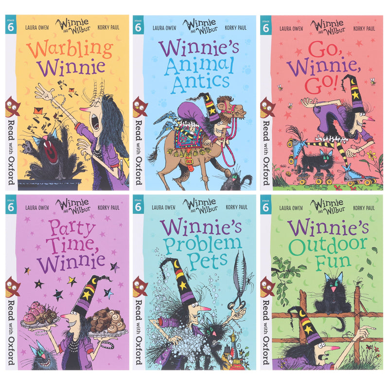 Read With Oxford: Winnie And Wilbur 18 Books Collection Set Level Stage 4, 5 & 6 - Ages 4-6 - Paperback 5-7 Oxford University Press