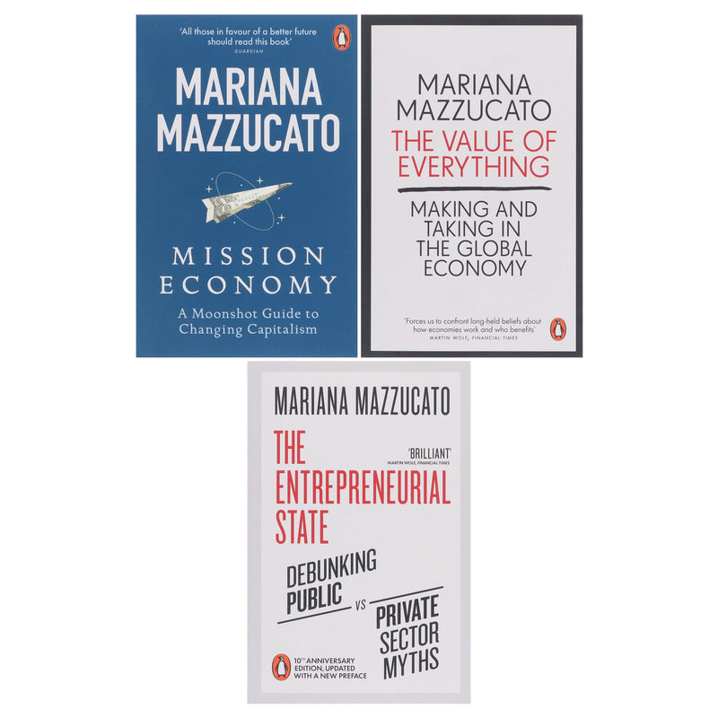 Mariana Mazzucato 3 Books Collection Set - Non Fiction - Paperback Non-Fiction Penguin