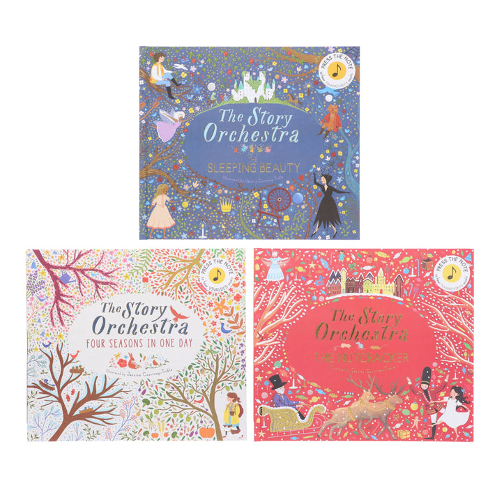 The Story Orchestra Series (Set 1) By Jessica Courtney-Tickle 3 Books Collection Set - Age 3+ - Hardback 0-5 Quarto Publishing Ltd
