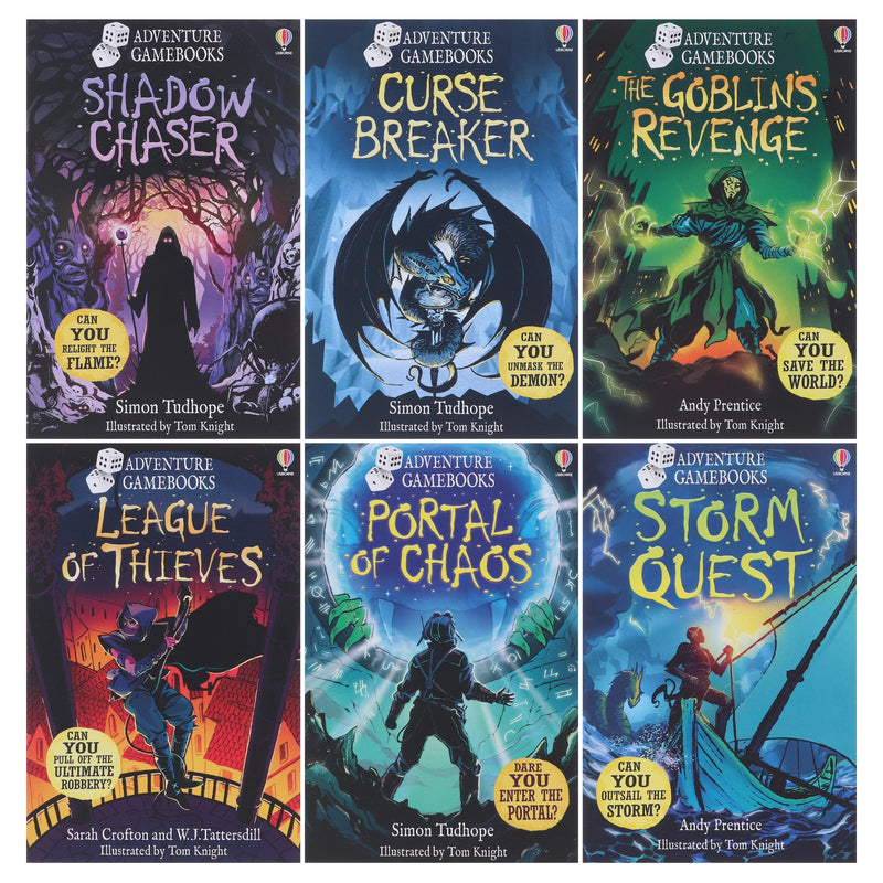 Adventure Gamebooks Series Illustrated 6 Books Collection Set - Ages 9+ - Paperback 9-14 Usborne Publishing Ltd