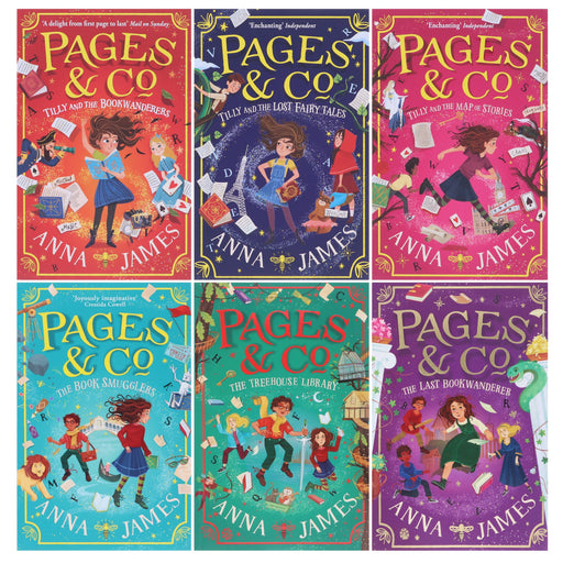 Pages & Co Series by Anna James 6 Books Collection Set - Age 9-14 - Paperback 9-14 HarperCollins Publishers