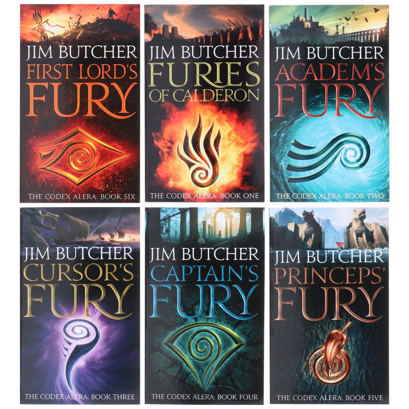 The Codex Alera by Jim Butcher: Books 1-6 Complete Collection Set - Fiction - Paperback Fiction Hachette