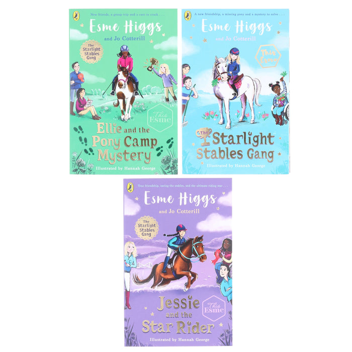 The Starlight Stables Gang Series by Esme Higgs & Jo Cotterill Illustrated 3 Books Collection Set - Ages 8-12 - Paperback 9-14 Penguin Random House