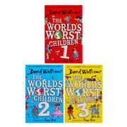 World's Worst Children by David Walliams 3 Books Collection Set - Ages 7+ - Paperback 7-9 HarperCollins Publishers