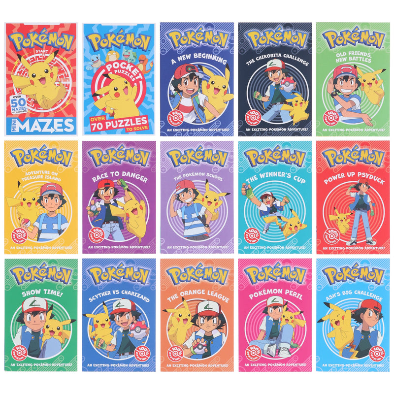 Pokemon Super Collection By Tracey West: 15 Books Collection Box Set - Ages 5-8 - Paperback 5-7 Hachette