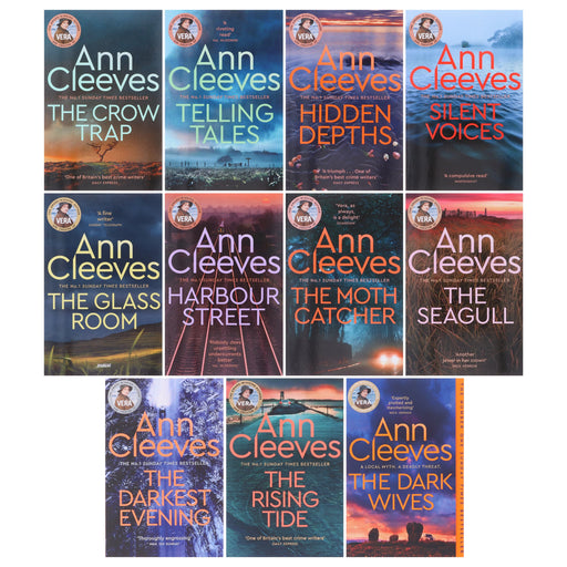 Vera Stanhope Series (Book 1-11) by Ann Cleeves 11 Books Collection Set - Fiction - Paperback Fiction Pan Macmillan