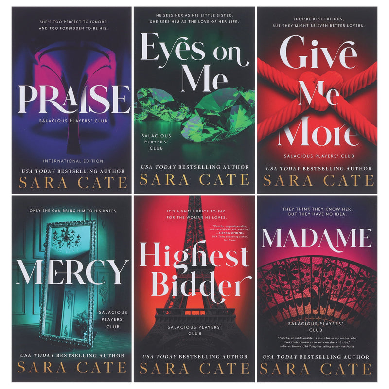 Salacious Players' Club Series By Sara Cate 6 Books Collection Set - Fiction - Paperback Fiction Sourcebooks, Inc