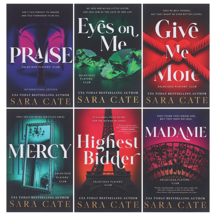 Salacious Players' Club Series By Sara Cate 6 Books Collection Set - Fiction - Paperback Fiction Sourcebooks, Inc