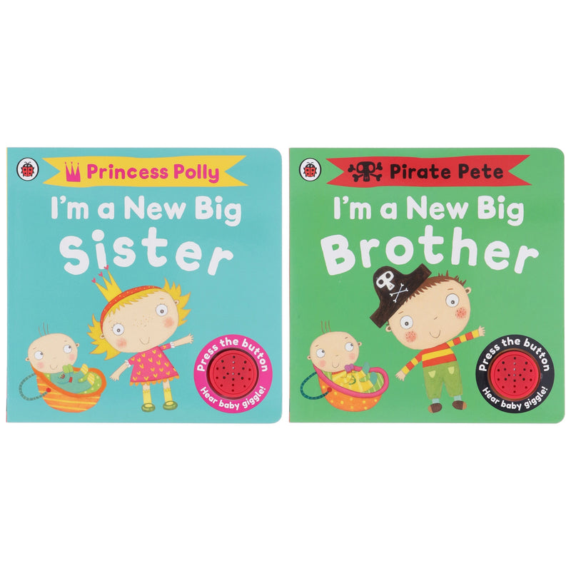 Pirate Pete and Princess Polly Series By Lady Bird 2 Books Collection Set - Ages 2-4 - Board Book 0-5 Penguin Random House