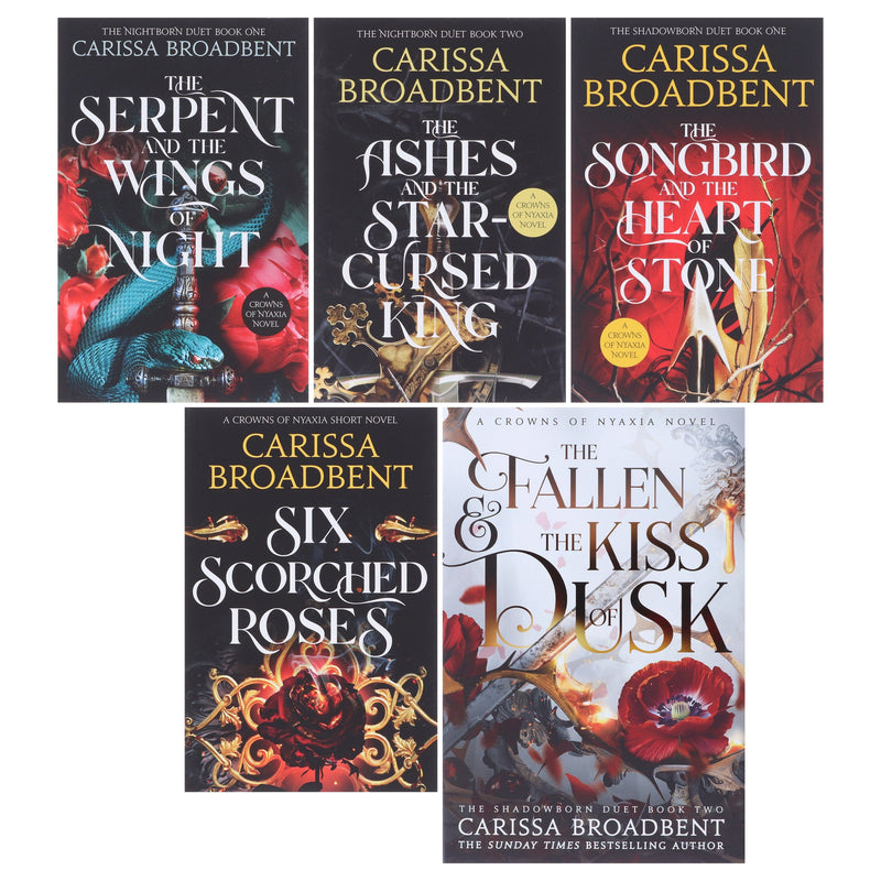Crowns of Nyaxia Series By Carissa Broadbent 5 Books Collection Set - Fiction - Paperback/Hardback Fiction Macmillan