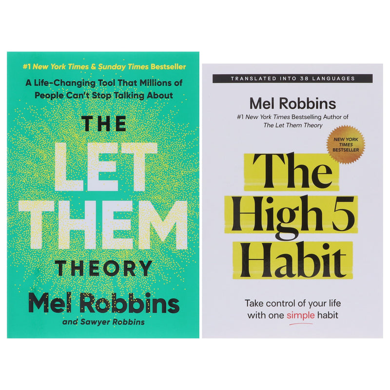 The Let Them Theory & The High 5 Habit by Mel & Sawyer Robbins 2 Books Collection Set - Non Fiction - Paperback/Hardback Non-Fiction Hay House UK Ltd