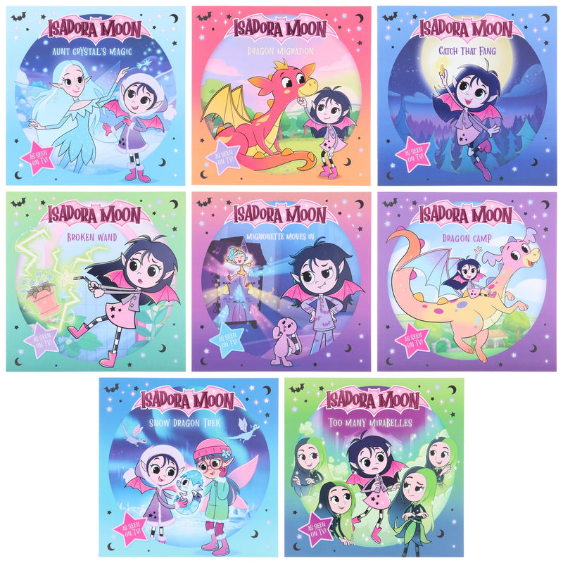 Isadora Moon Series (TV Tie In Range) by Harriet Muncaster 8 Picture Books Collection Set - Ages 4+ - Paperback 3-5 Oxford University Press