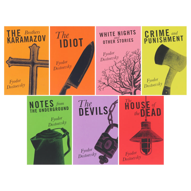 Selected Works of Fyodor Dostoevsky 7 Books Collection Box Set - Fiction - Paperback Fiction Classic Editions