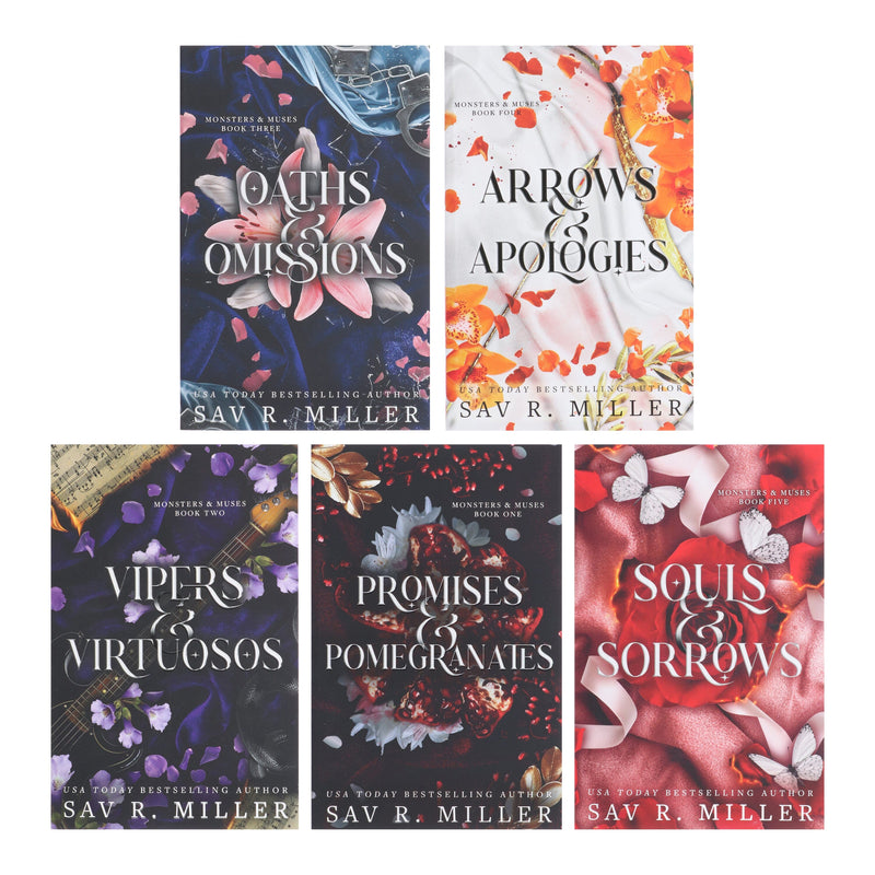 Monsters & Muses Series by Sav R. Miller 5 Books Deluxe Edition Collection Set - Fiction - Paperback Fiction Sourcebooks