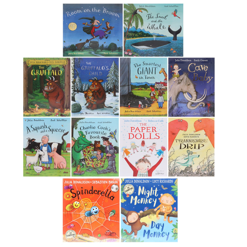 Julia Donaldson Story Collection 12 Picture Books Set - Age 5-7 - Paperback 5-7 HarperCollins Publishers