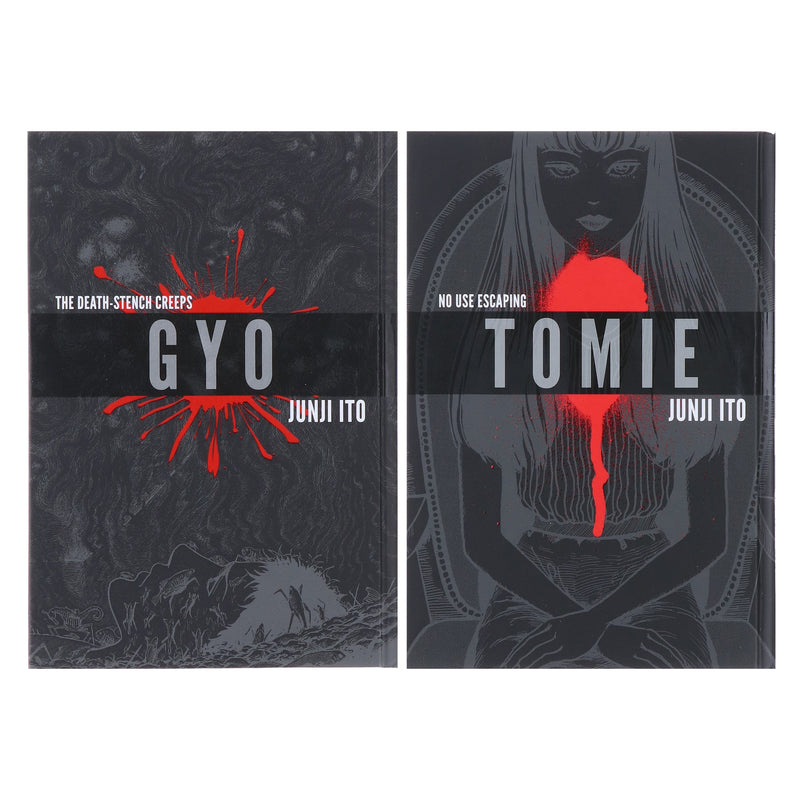 Junji Ito Collection (Gyo & Tomie) 2 Books Deluxe Edition Set - Manga - Hardback Graphic Novels Viz Media, LLC