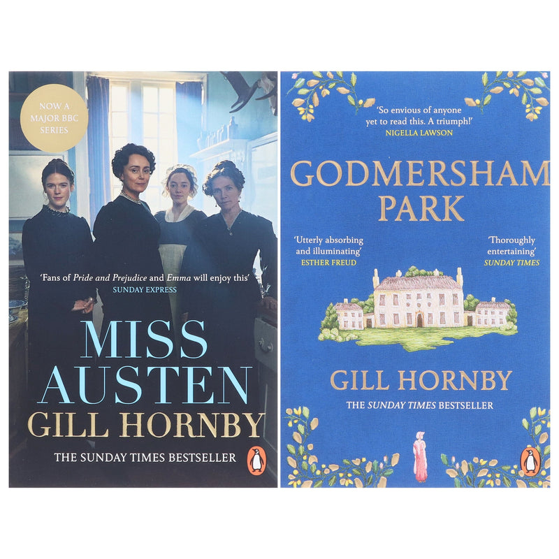 Miss Austen & Godmersham Park by Gill Hornby 2 Books Collection Set - Fiction - Paperback Fiction Penguin