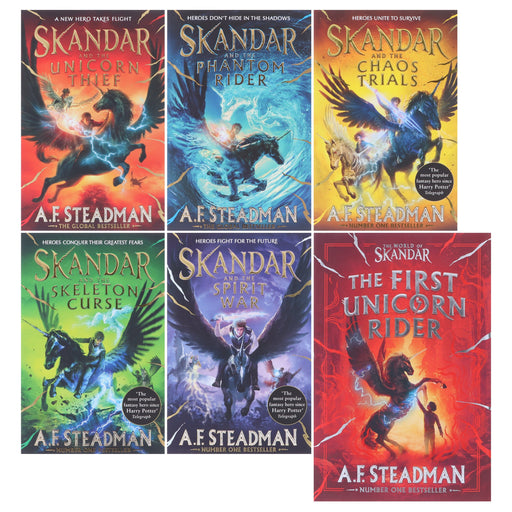 Skandar Series By A.F. Steadman 6 Books Collection Set - Ages 9-12 - Paperback/Hardback 9-14 Simon & Schuster
