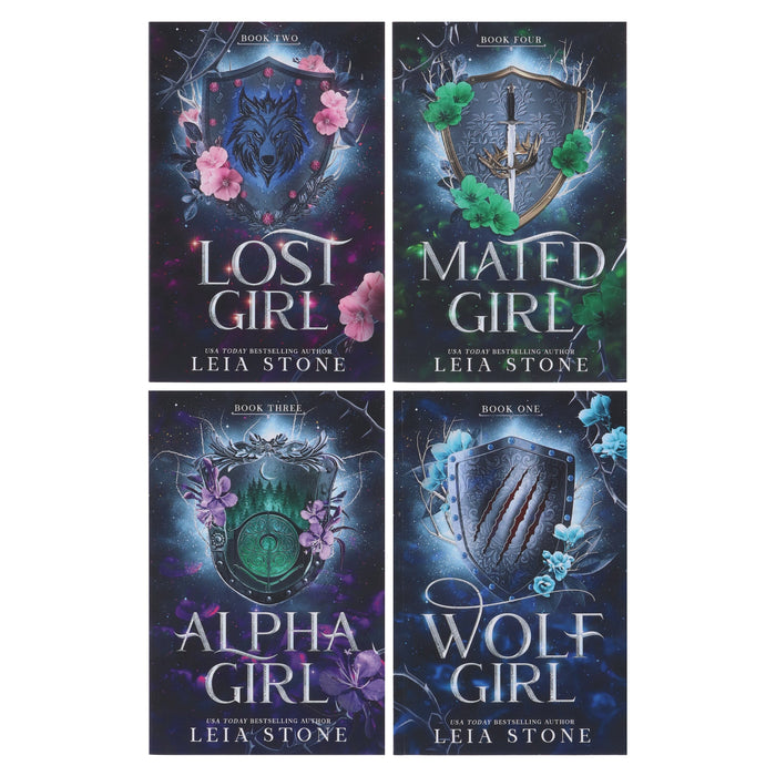 Wolf Girl Series by Leia Stone 4 Books Collection Set - Ages 14-18 - Paperback Young Adult Sourcebooks