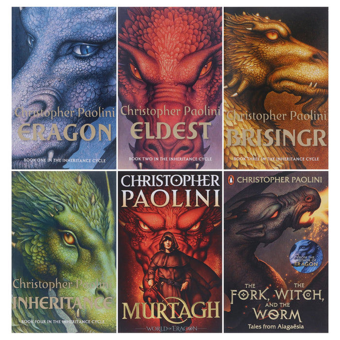 Inheritance Cycle By Christopher Paolini 6 Books Collection - Age 14-16 - Paperback Fiction Penguin