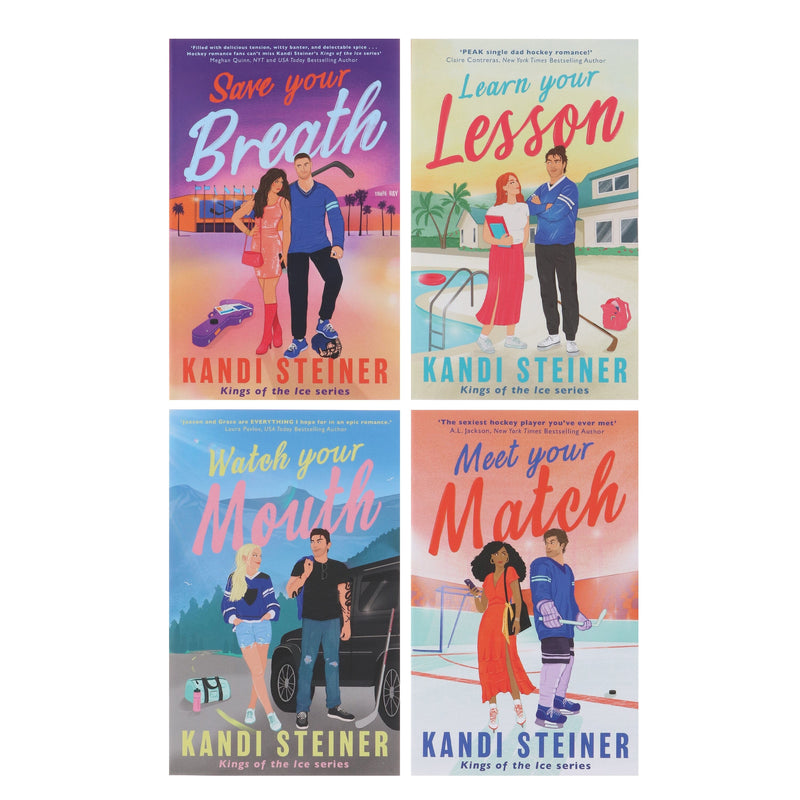 Kings of the Ice Series by Kandi Steiner 4 Books Collection Set - Fiction - Paperback Fiction Hachette