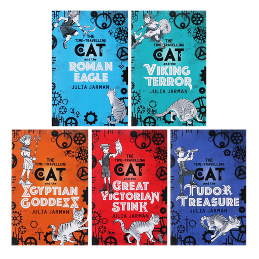 Time-Travelling Cat Series by Julia Jarman 5 Books Collection Set - Ages 8- 11 - Paperback 9-14 Andersen Press Ltd