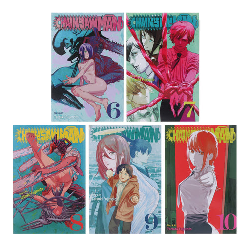 Chainsaw Man by Tatsuki Fujimoto: Vol. 6-10 Collection Set - Manga - Paperback Graphic Novels Viz Media, Subs. of Shogakukan Inc