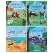 National Trust Look and Say 4 Books Collection Set By Sebastien Braun - Ages 0-5 - Paperback 0-5 Nosy Crow Ltd