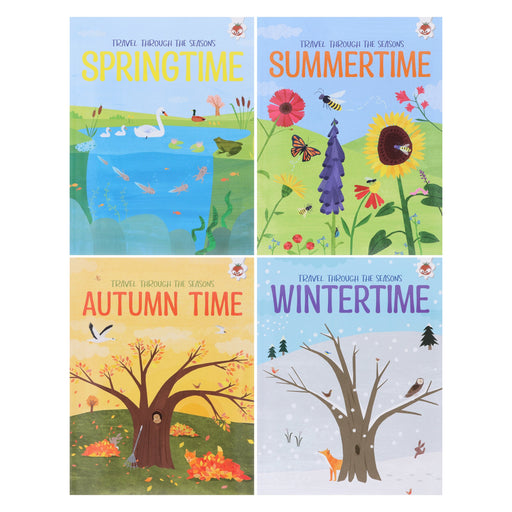 Travel Through The Seasons Series by Annabel Griffin Illustrated 4 Books Collection Set - Ages 5+ - Paperback 5-7 Hungry Tomato Ltd