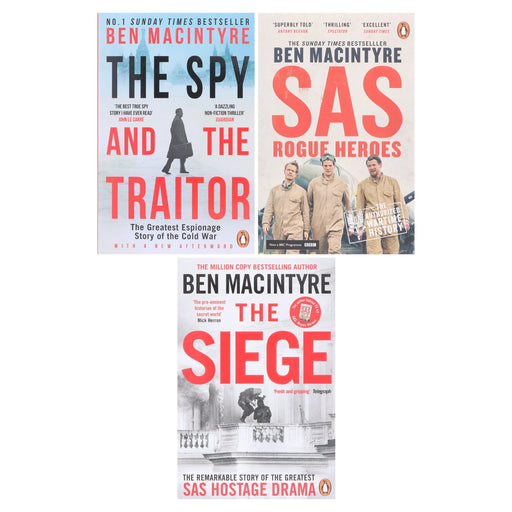 Ben Macintyre 3 Books Collection Set - Non Fiction - Paperback Non-Fiction Penguin Random House