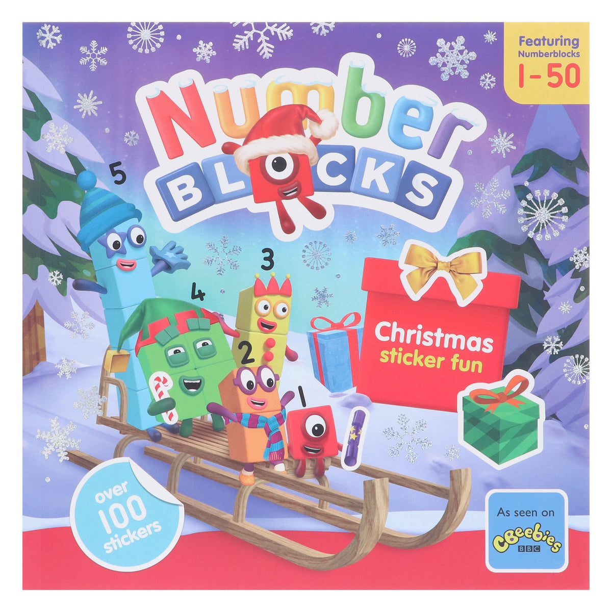 Numberblocks Christmas Sticker Fun Book By Sweet Cherry Publishing - A ...