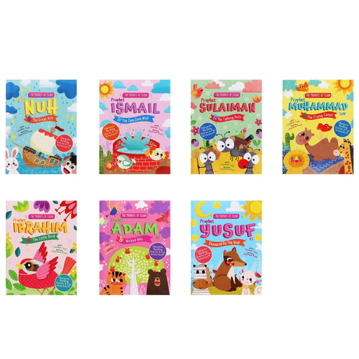 Damaged - The Prophets of Islam Activity Children Collection By Saadah Taib: 7 Books Set- Ages 2-5 - Paperback - I 24 0-5 Kube Publishing Ltd