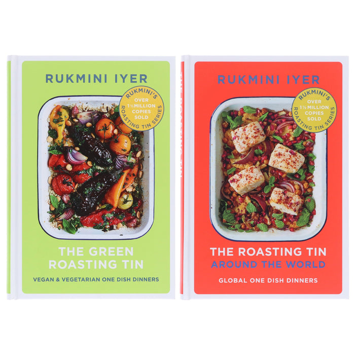 Rukmini Iyer Collection 2 Books Set (The Green Roasting Tin & The Roasting Tin Around the World) - Non Fiction - Hardback Non-Fiction Penguin