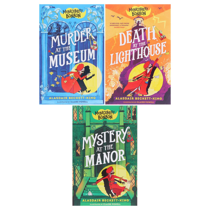 Montgomery Bonbon Series by Alasdair Beckett-King: 3 Books Collection Set - Ages 9-12 - Paperback 9-14 Walker Books