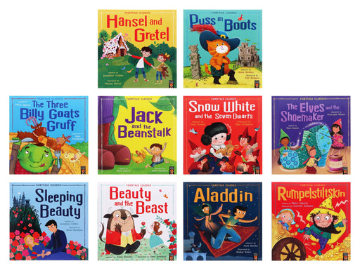 Fairytale Classics Picture 10 Books By Little Tiger - Ages 3-6 - Paperback 0-5 Little Tiger Press Group