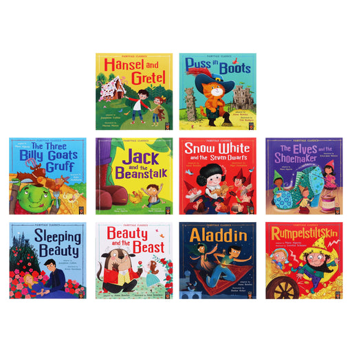 Fairytale Classics Picture 10 Books By Little Tiger - Ages 3-6 - Paperback 0-5 Little Tiger Press Group